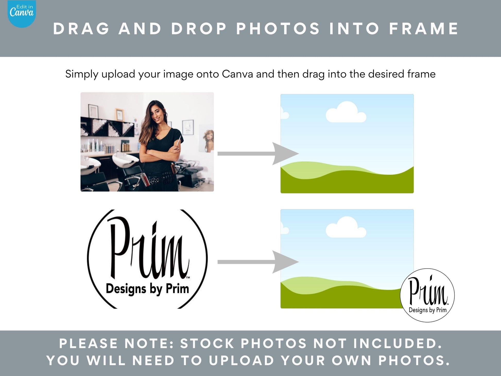 Designs by Prim Haven Luxe Email Signature Template | Canva Email Signature | Business Email Design |  Modern Chic Blue Tone Neutral Branding | Email Template Jessica A. Nethery Business Branding Graphic Design