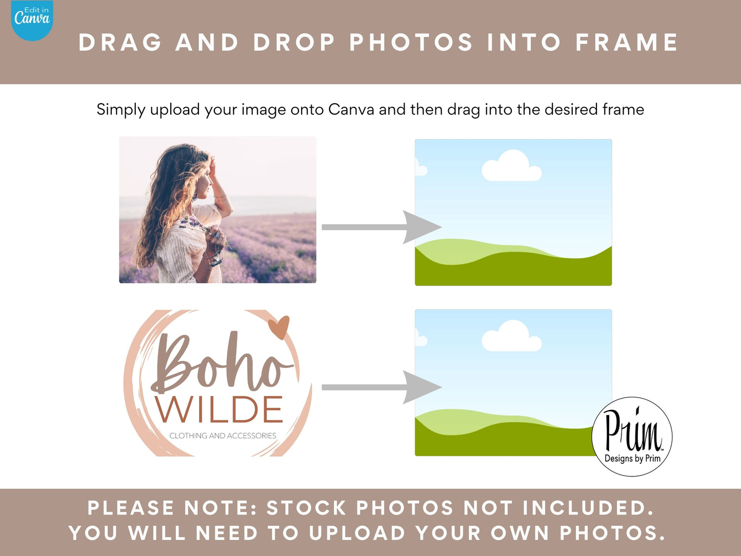 Boho Wilde Email Signature Template | Canva Email Signature | Small Business Email Design | Coastal Branding | Email Template | BUNDLE