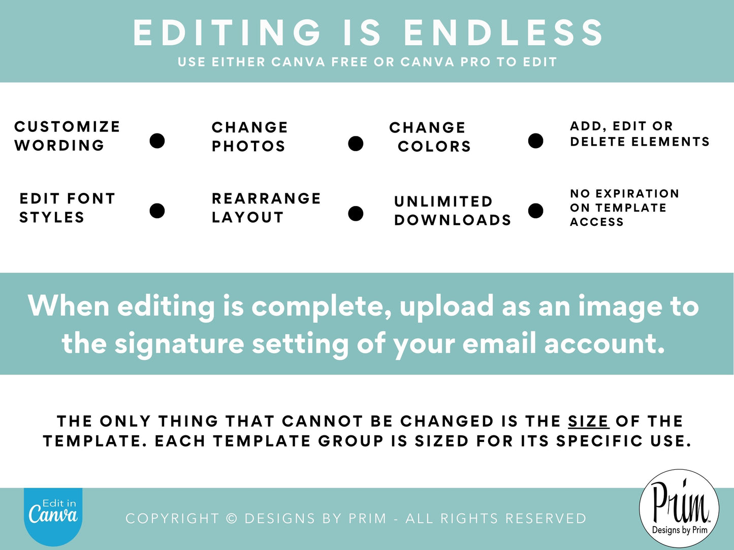 Designs by Prim Mynt Condition Email Signature Template Bundle | Canva Email Signature | Business Email Design | Black White Branding | Email Template Jessica A. Nethery Business Branding Graphic Designs
