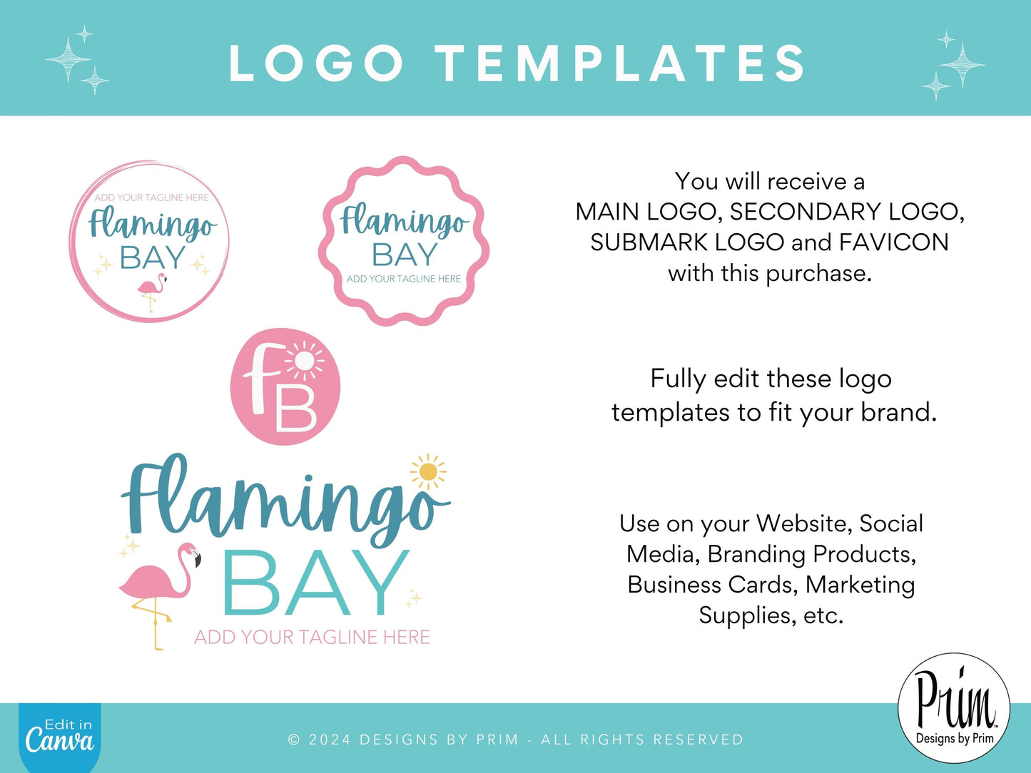 Designs by Prim Etsy Shop Kit | Etsy Banner Templates | Etsy Store Listing Bundle | Canva Editable Template | Etsy Seller Branding Design | Store Mock Ups Jessica Nethery Designer Business Branding