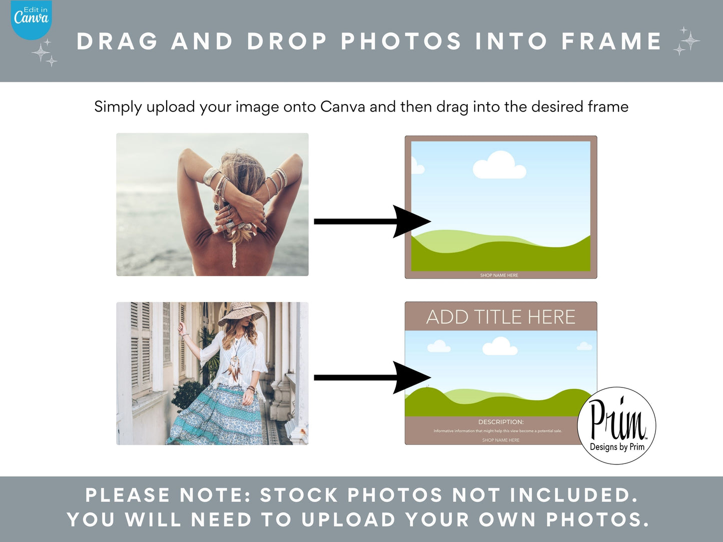 Etsy Shop Kit | Etsy Banner Templates | Etsy Store Listing Bundle | Canva Editable Template | Etsy Seller Branding Design | Store Mock Ups Haven Luxe