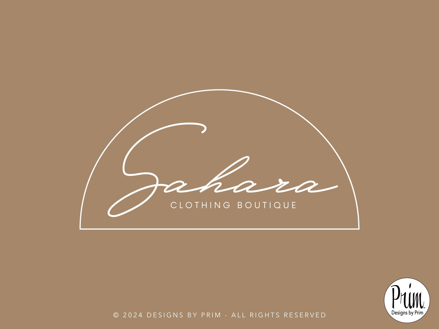 Designs by Prim Sahara Collection Modern Brand Logo Design BUNDLE KIT Business Branding Jessica A. Nethery Web Designer Graphic Design