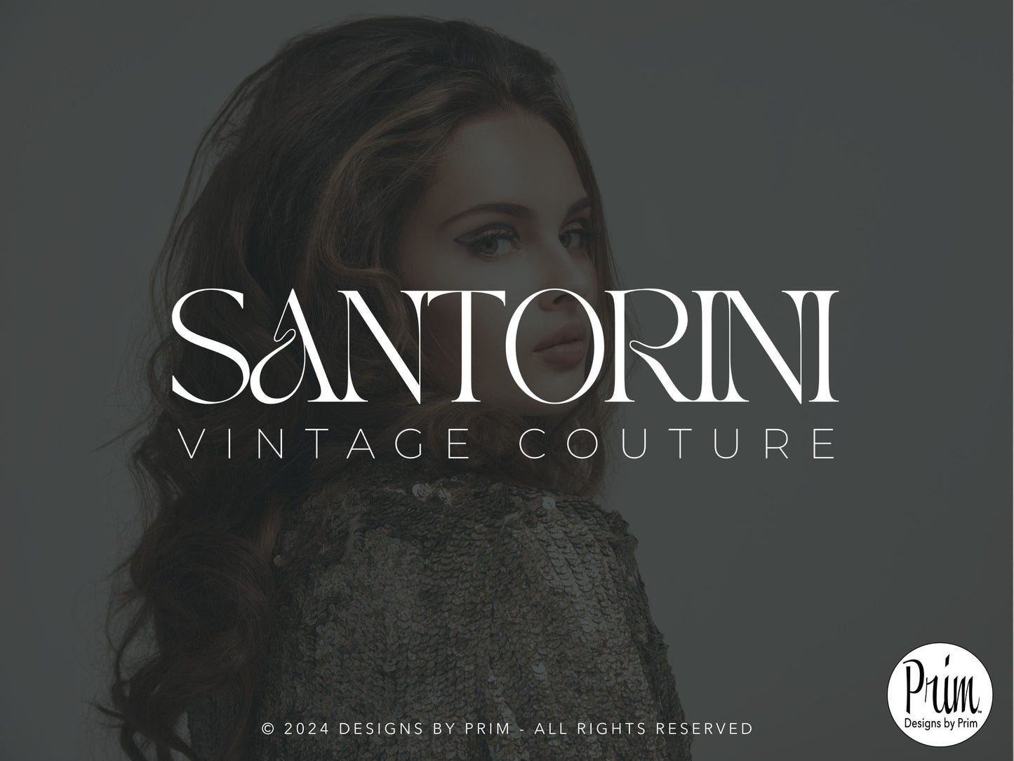 Designs by Prim Santorini Collection Modern Brand Logo Design BUNDLE KIT Business Branding Jessica A. Nethery Graphic Design Web Designer