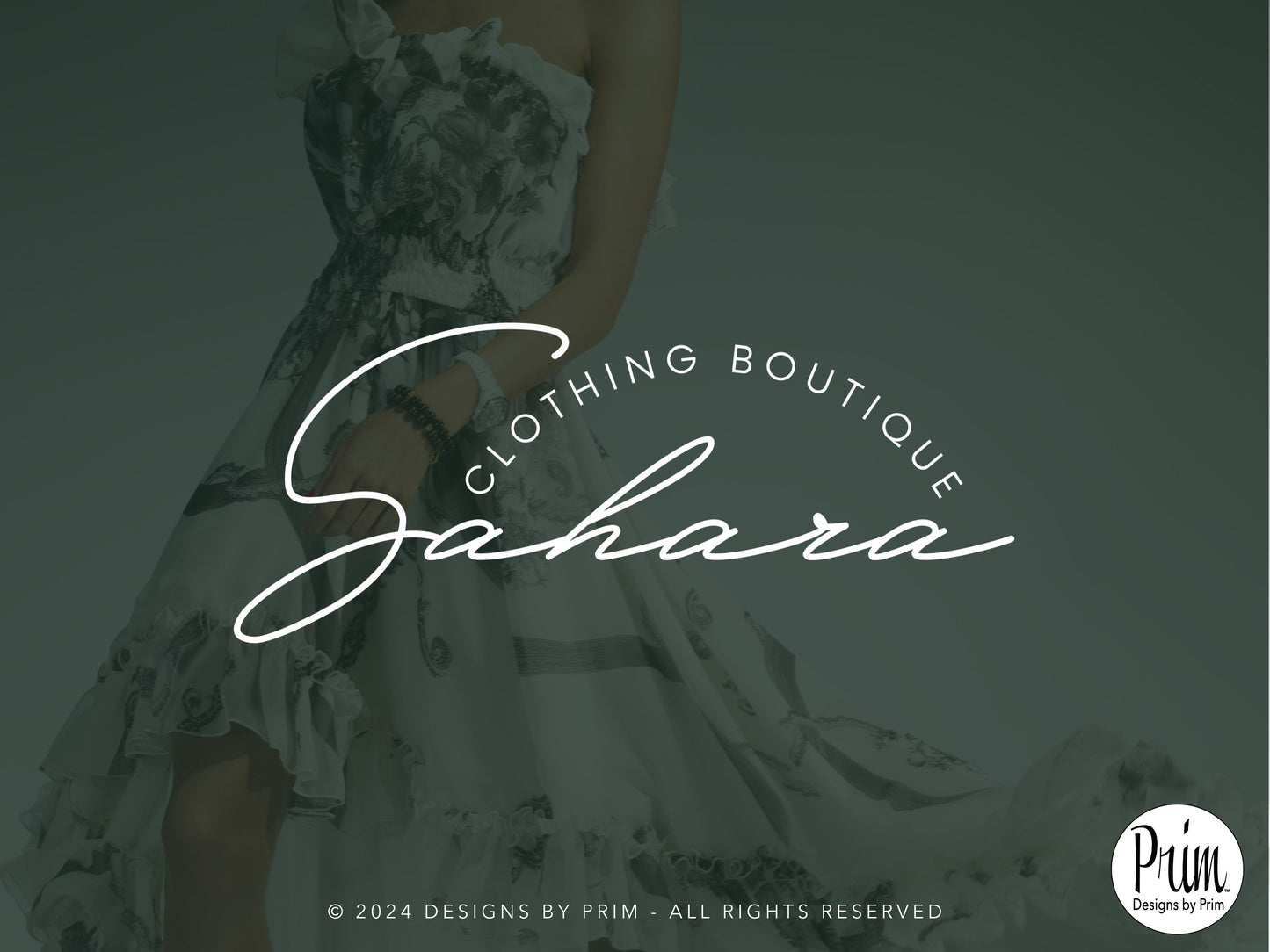 Designs by Prim Sahara Collection Modern Brand Logo Design BUNDLE KIT Business Branding Jessica A. Nethery Web Designer Graphic Design