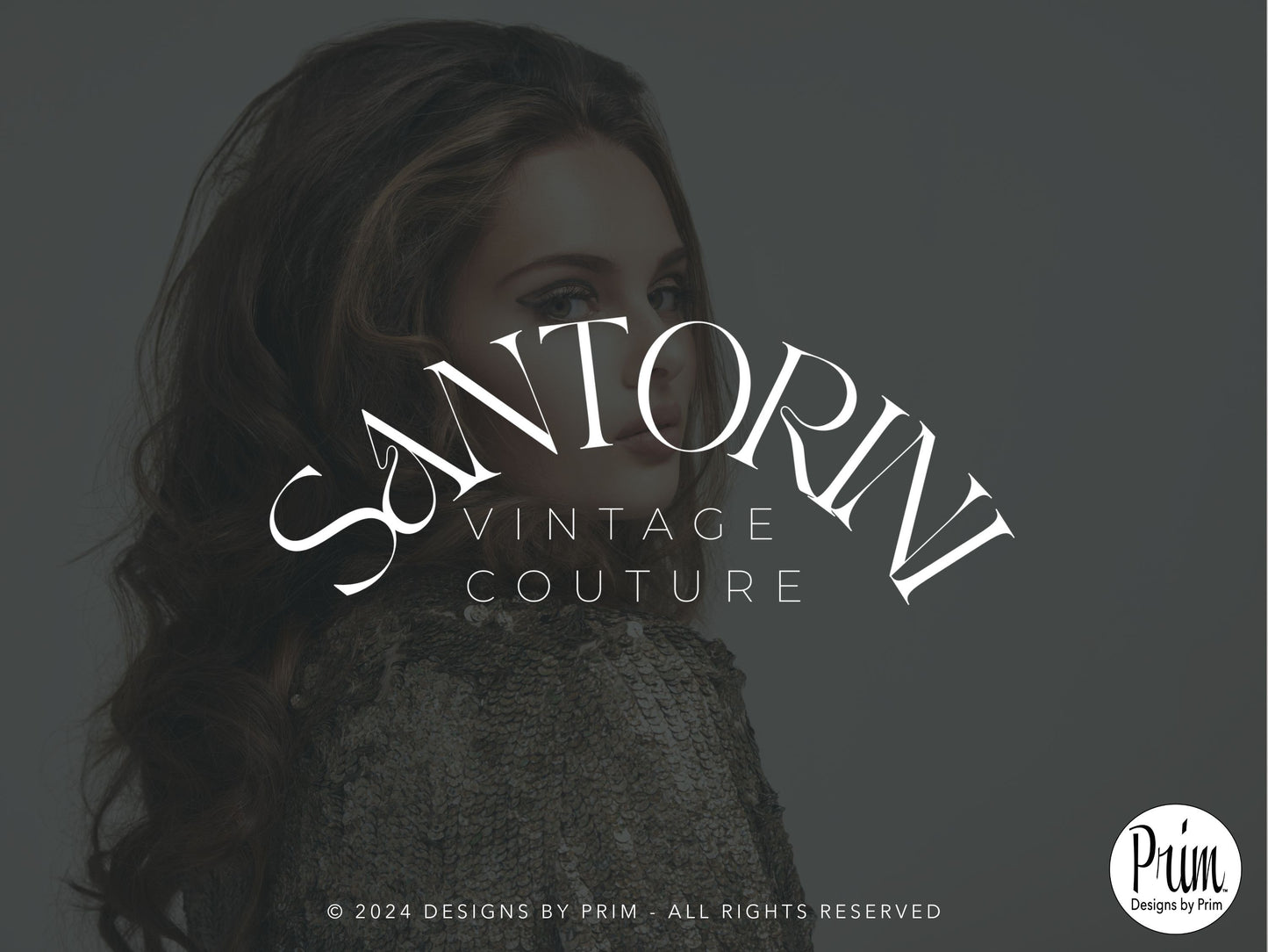 Designs by Prim Santorini Collection Modern Brand Logo Design BUNDLE KIT Business Branding Jessica A. Nethery Graphic Design Web Designer