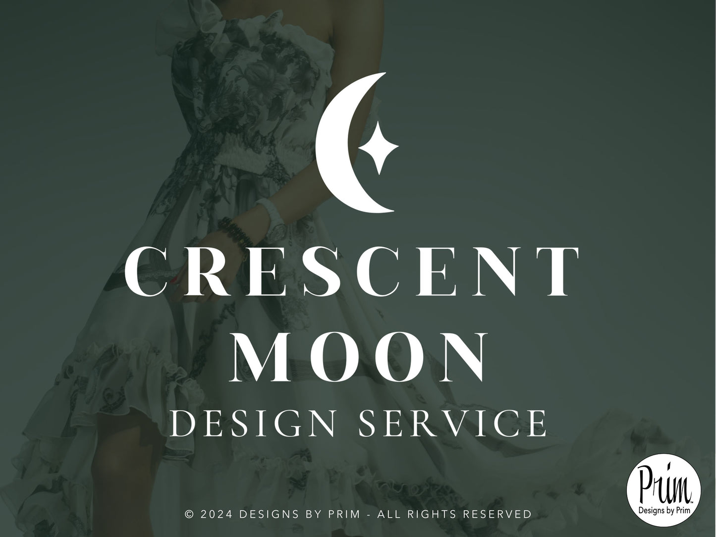 Designs by Prim Crescent Moon Collection Modern Brand Logo Design BUNDLE KIT Business Branding Jessica A. Nethery Graphic Design Web Designer