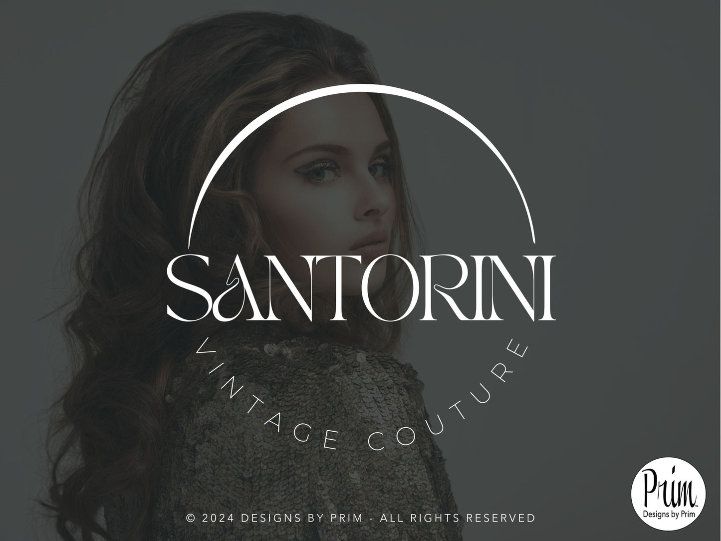 Designs by Prim Santorini Collection Modern Brand Logo Design BUNDLE KIT Business Branding Jessica A. Nethery Graphic Design Web Designer