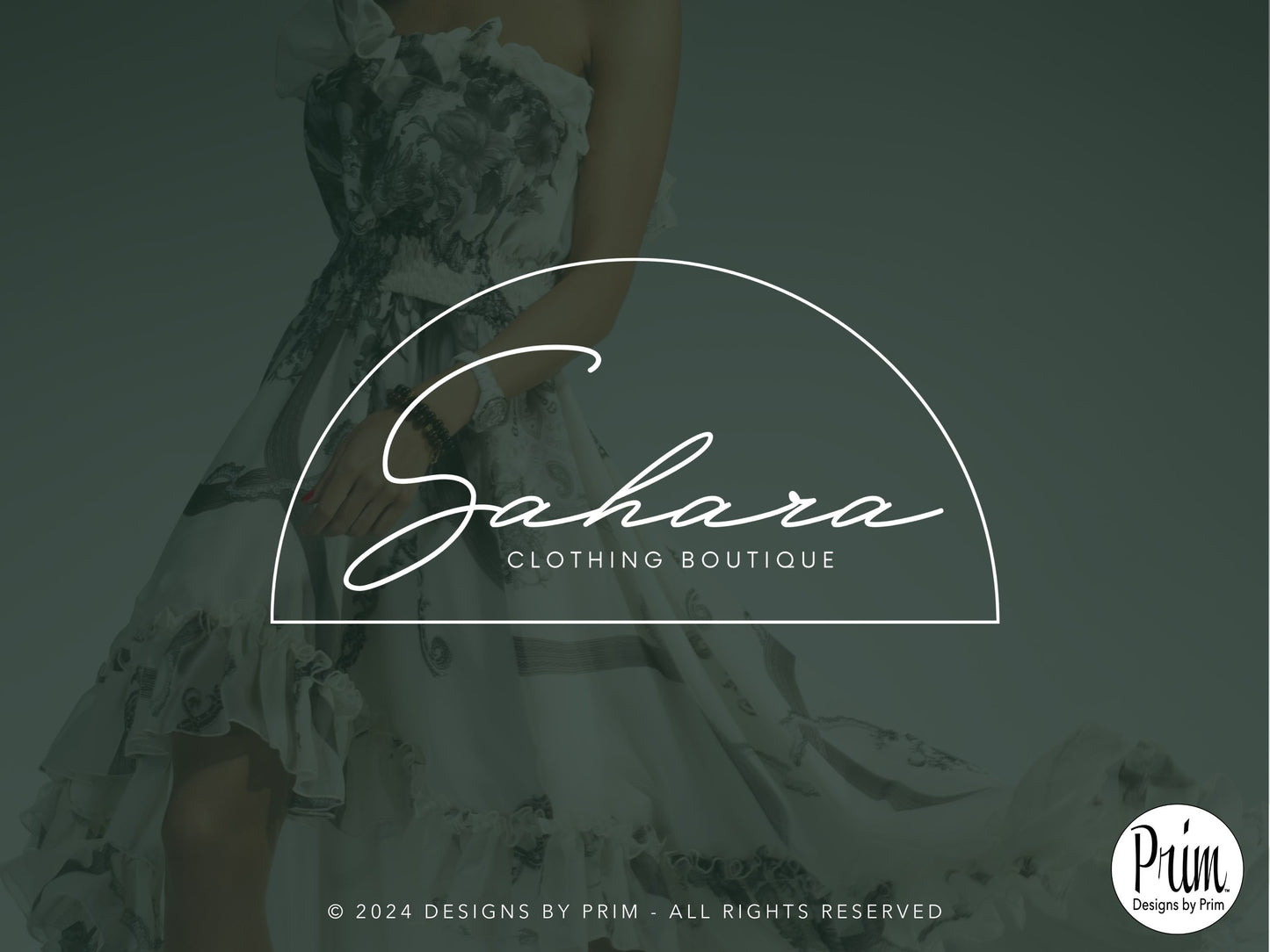 Designs by Prim Sahara Collection Modern Brand Logo Design BUNDLE KIT Business Branding Jessica A. Nethery Web Designer Graphic Design