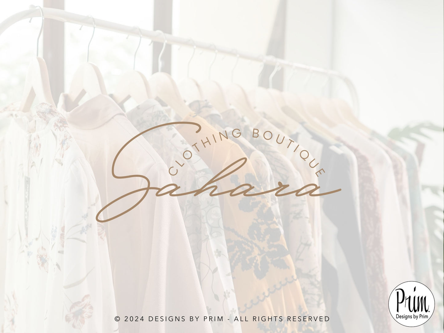 Designs by Prim Sahara Collection Modern Brand Logo Design BUNDLE KIT Business Branding Jessica A. Nethery Web Designer Graphic Design