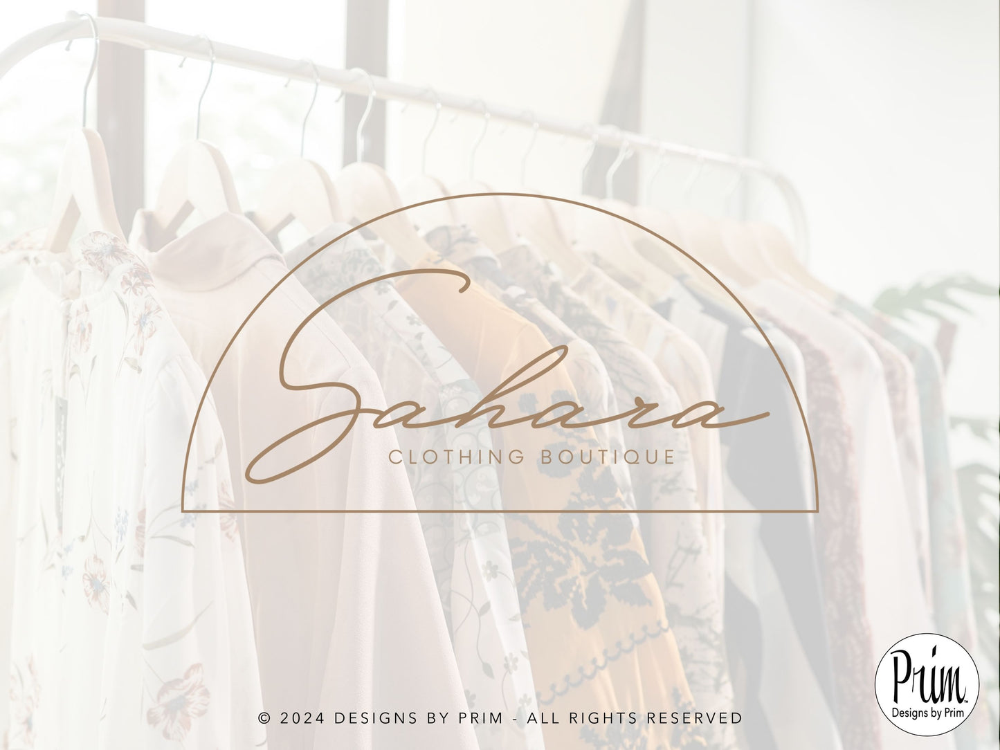Designs by Prim Sahara Collection Modern Brand Logo Design BUNDLE KIT Business Branding Jessica A. Nethery Web Designer Graphic Design