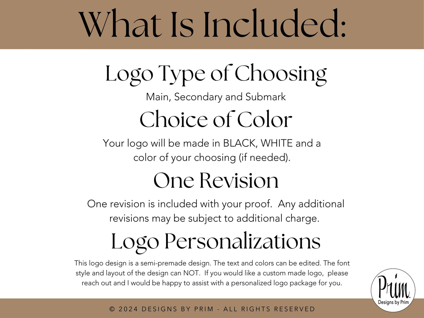 Designs by Prim Sahara Collection Modern Brand Logo Design BUNDLE KIT Business Branding Jessica A. Nethery Web Designer Graphic Design