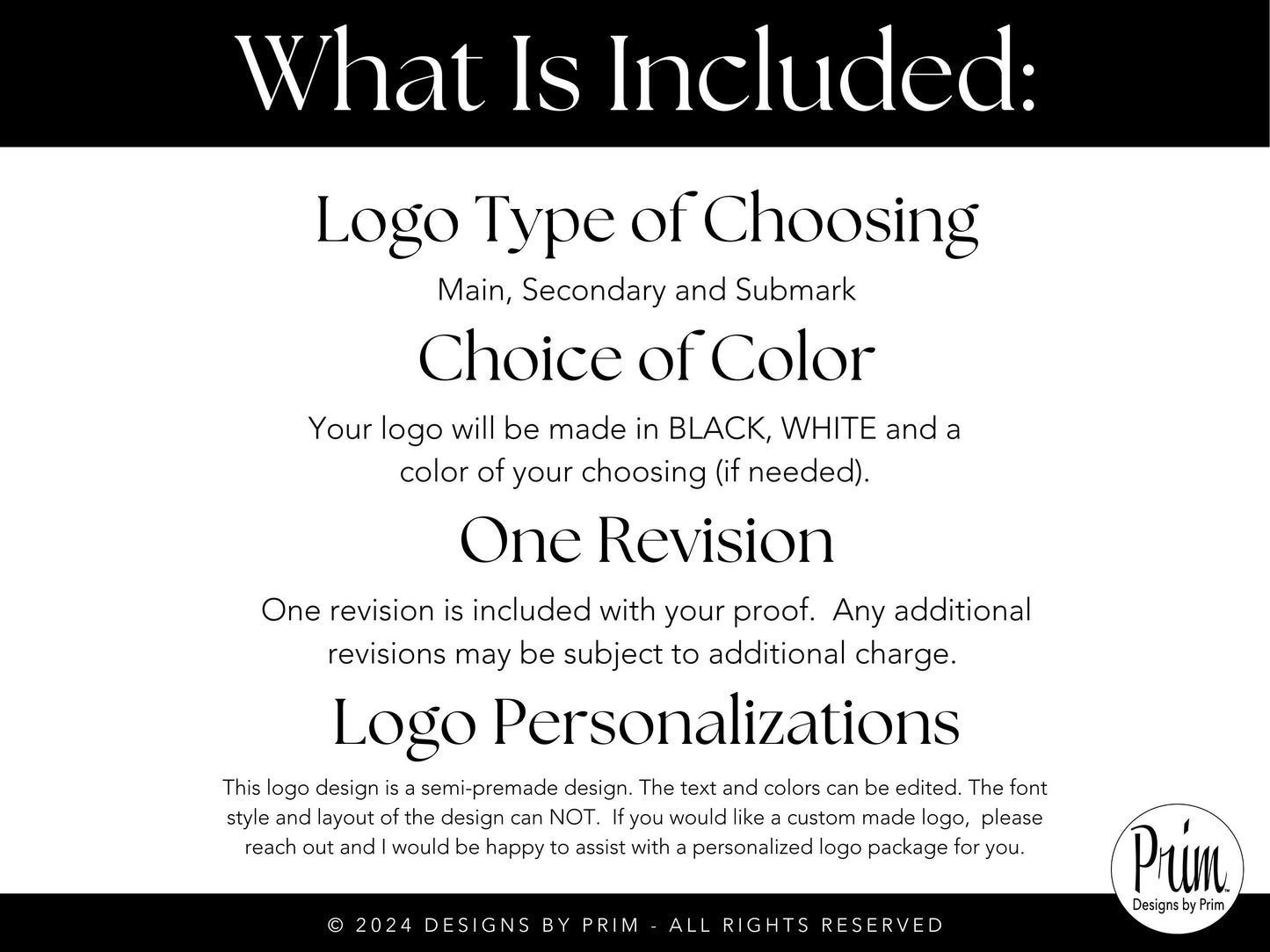 Designs by Prim Santorini Collection Modern Brand Logo Design BUNDLE KIT Business Branding Jessica A. Nethery Graphic Design Web Designer