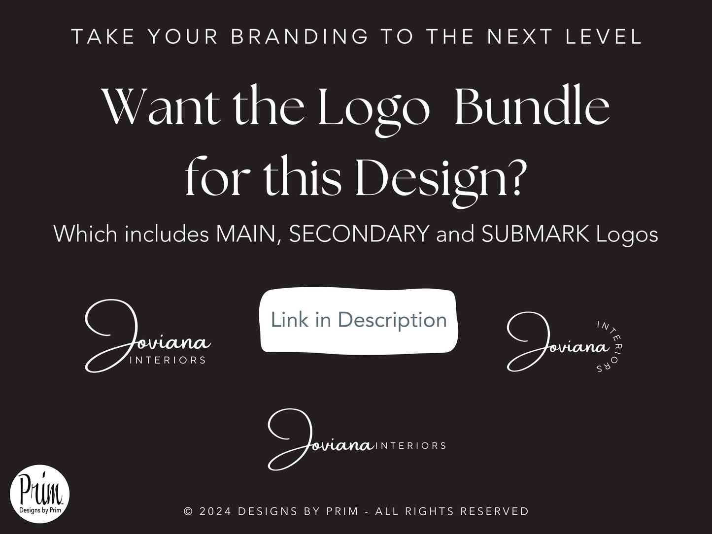 Interior Design Modern Cursive Brand Logo Design | Professional Logo | Premade Logo | Minimalist Logo | Modern Logo | Logo Brand Kit | Simple Logo Design | Stylish Logo Graphic Designer Business Branding Designs by Prim