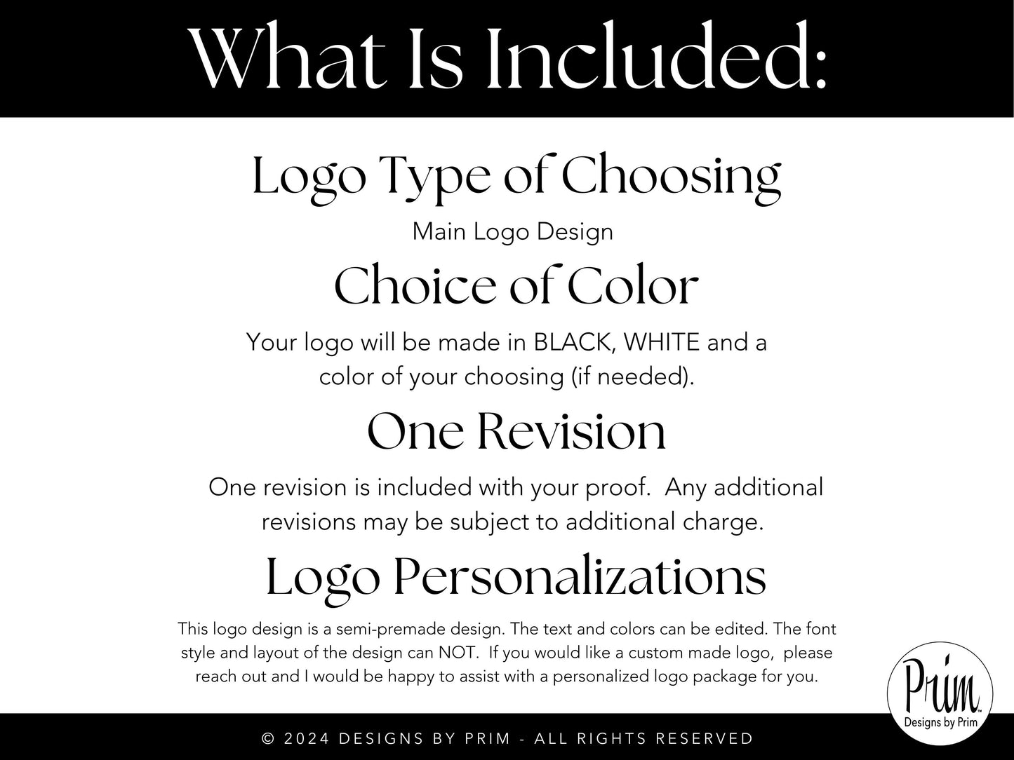 Harlow Collection Floral Brand Logo Design | Professional Logo | Premade Logo | Minimalist Logo | Modern Logo | Logo Brand Kit | Simple Logo Design | Stylish Logo