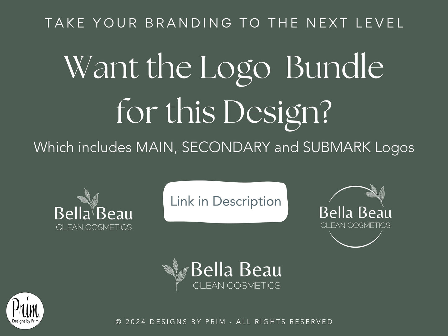 Floral Plant Simple Clean Brand Logo Design | Professional Logo | Premade Logo | Minimalist Logo | Modern Logo | Logo Brand Kit | Simple Logo Design | Stylish Logo Graphic Designer Business Branding