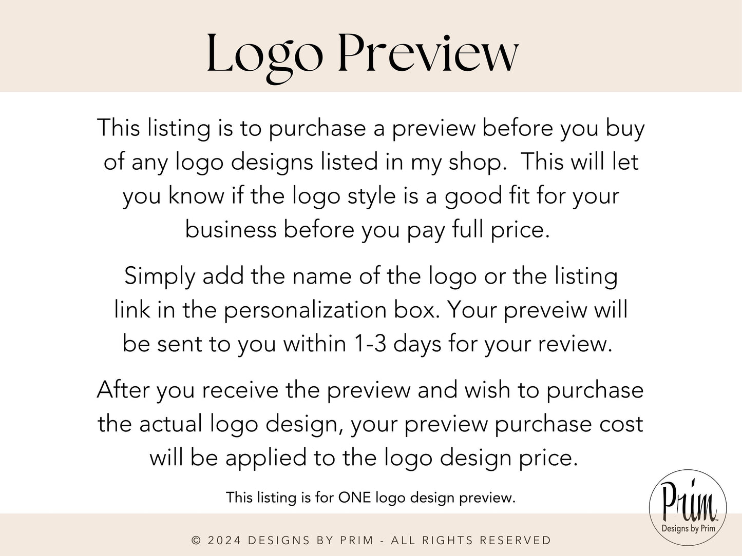 LOGO DESIGN PREVIEW | Custom Logo Design | Professional Logo | Premade Logo | Minimalist Logo | Modern Logo | Logo Brand Kit