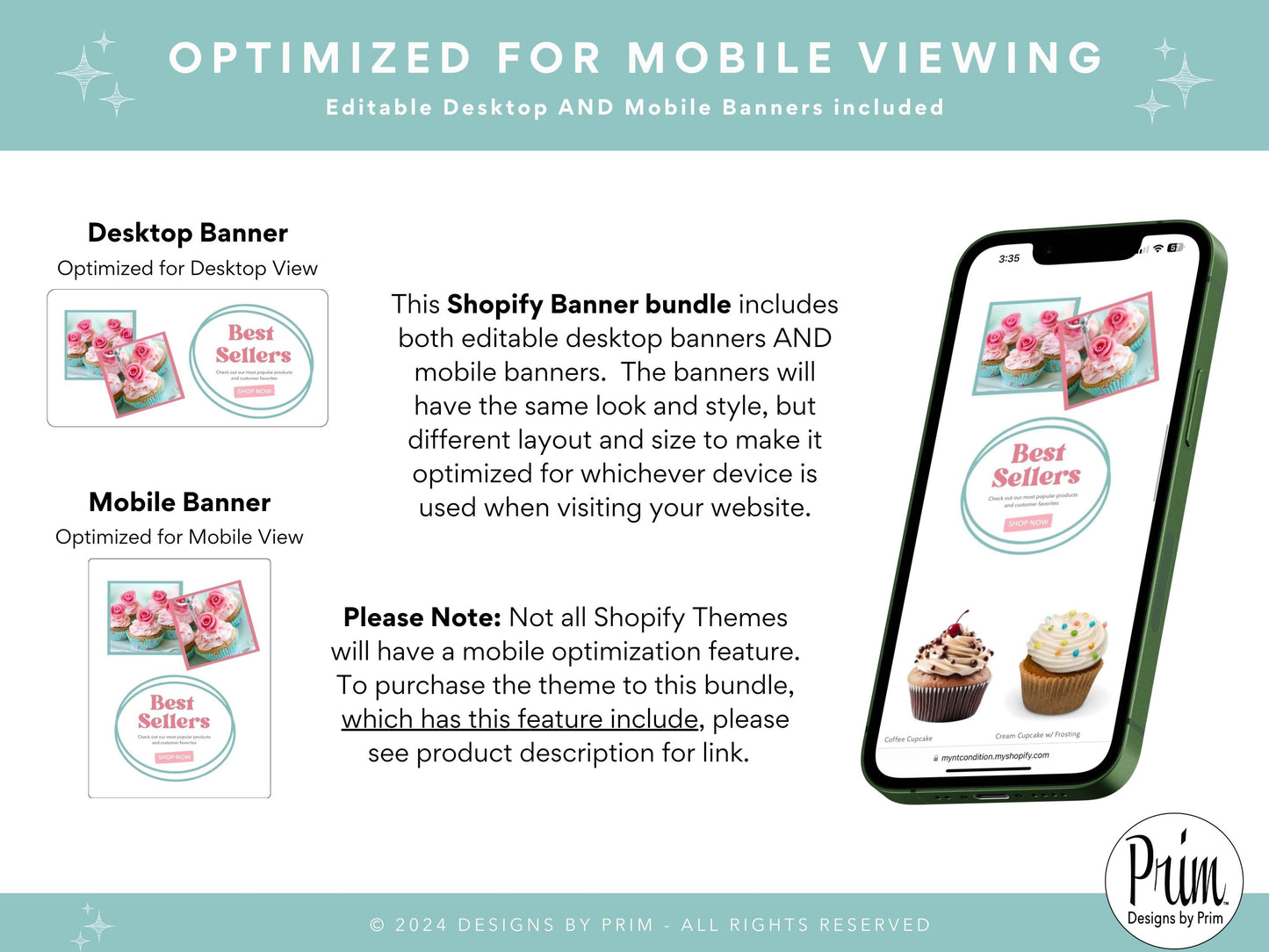 Mynt Condition Shopify Banner Bundle | Editable Shopify Templates | Canva Templates | Shopify Store Mobile Desktop | Retro Fun Bright Store Banners Graphic Design Website Designer Jessica A. Nethery