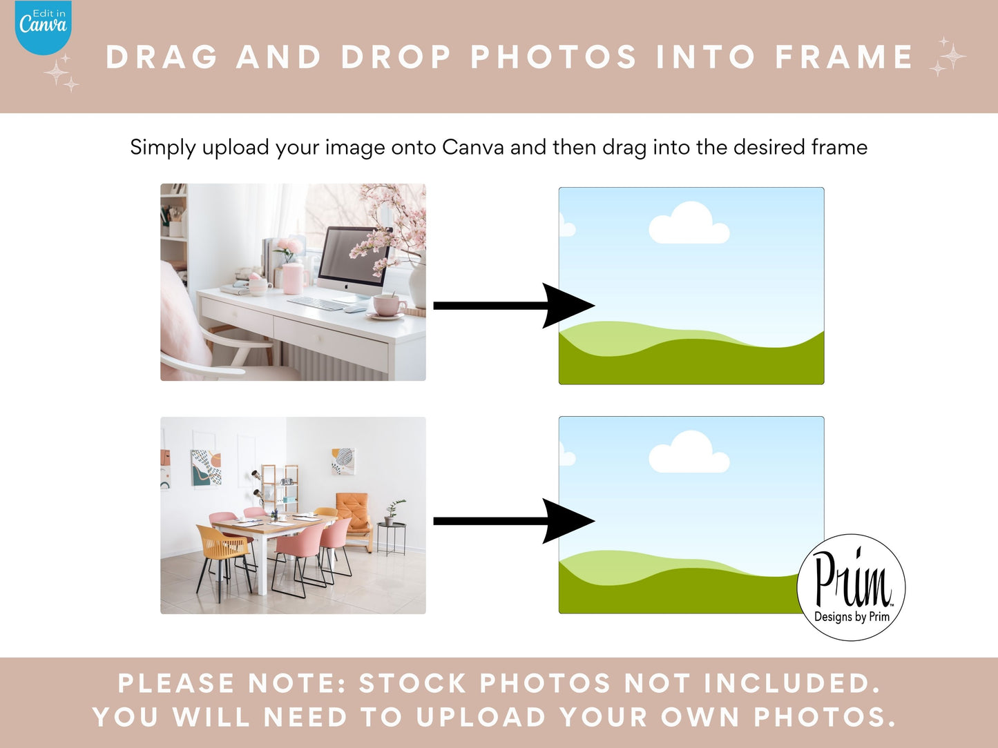 Modern Neutral Rose Gold l Shopify Banner Bundle | Editable Canva Templates | Canva Design Templates | Online Store Banner | Elegant Store front Banners Graphic Design Website Designer Jessica A. Nethery