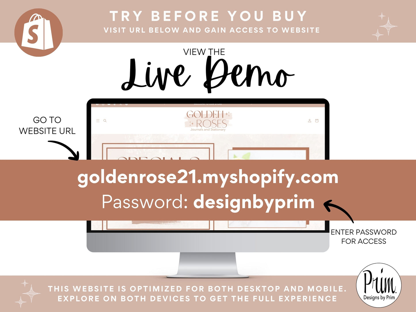 Modern Neutral Rose Gold l Shopify Banner Bundle | Editable Canva Templates | Canva Design Templates | Online Store Banner | Elegant Store front Banners Graphic Design Website Designer Jessica A. Nethery
