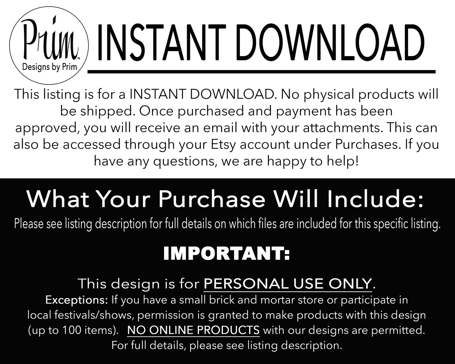 Designs by Prim Instant Download Printable Designs
