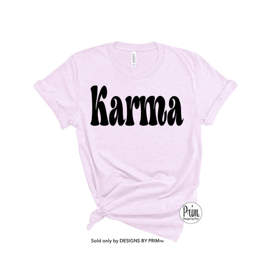 Designs by Prim Karma Funny Soft Unisex T-Shirt | Calm Down Keep Calm Chilling Peace Zen Fun Graphic Tee Shirt Top