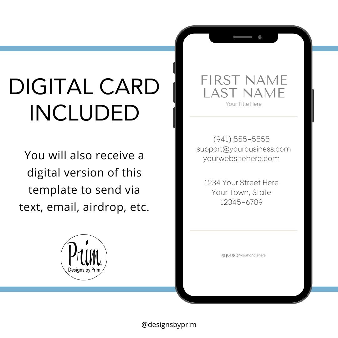 Designs by Prim Simply Modern Editable Invoice Template | Editable Price Bill | Health Beauty Hair Business Template | Design Studio | Cost of Service Note