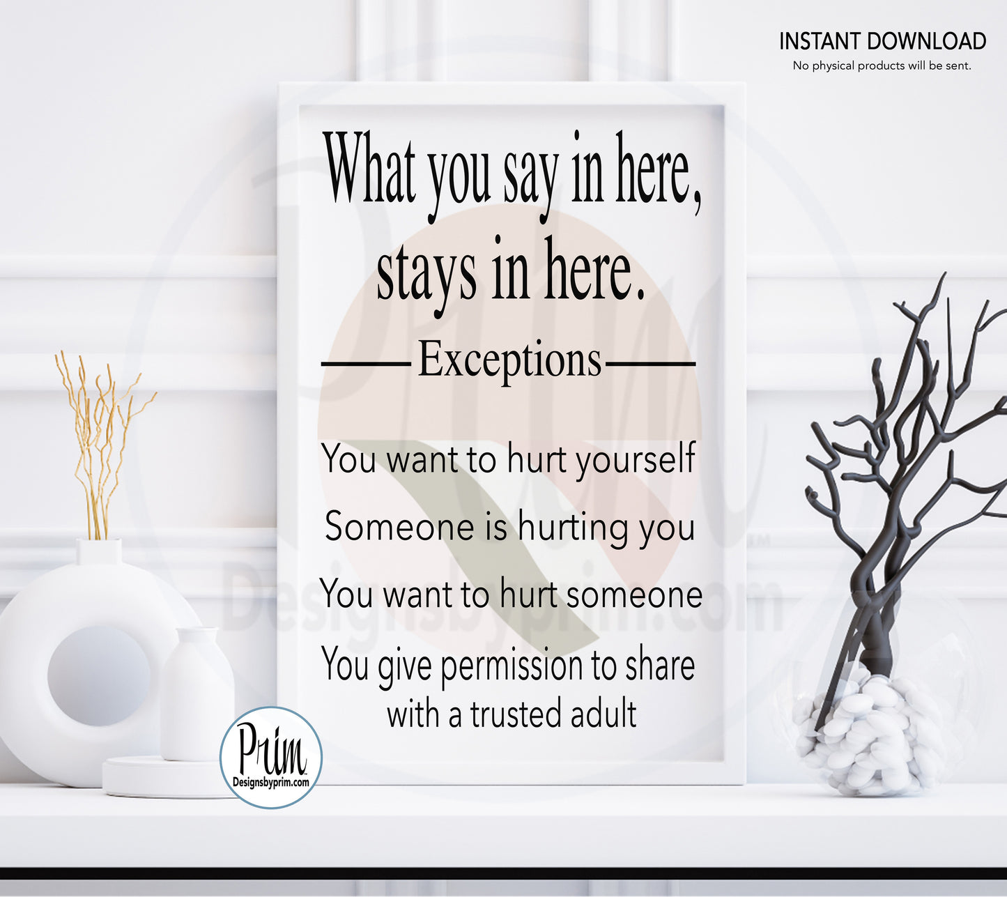 Designs by Prim Designs by Prim Welcome Your Therapist Will Be With You Shortly Printable Sign, Counselor Psychologist Therapy Psychiatrist Clinic Counseling Mental Health