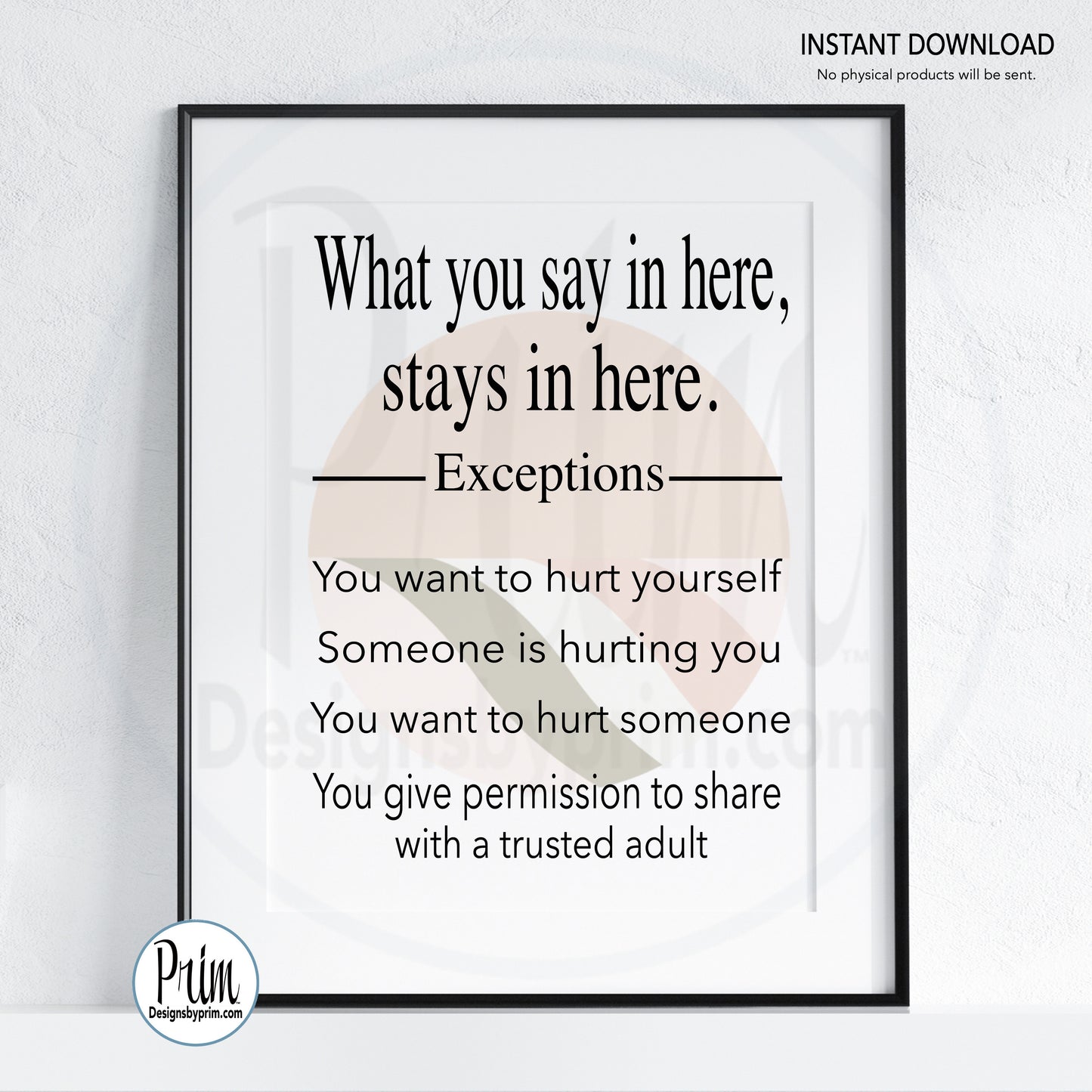 Designs by Prim Designs by Prim Welcome Your Therapist Will Be With You Shortly Printable Sign, Counselor Psychologist Therapy Psychiatrist Clinic Counseling Mental Health