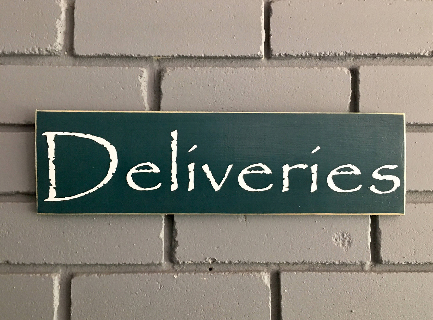 14x4 Deliveries Custom Wood Packages Business Sign