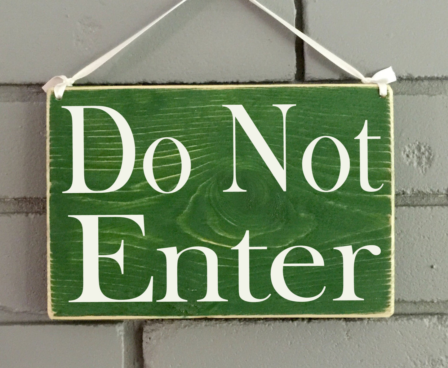8x6 Do Not Enter Wood Private Sign