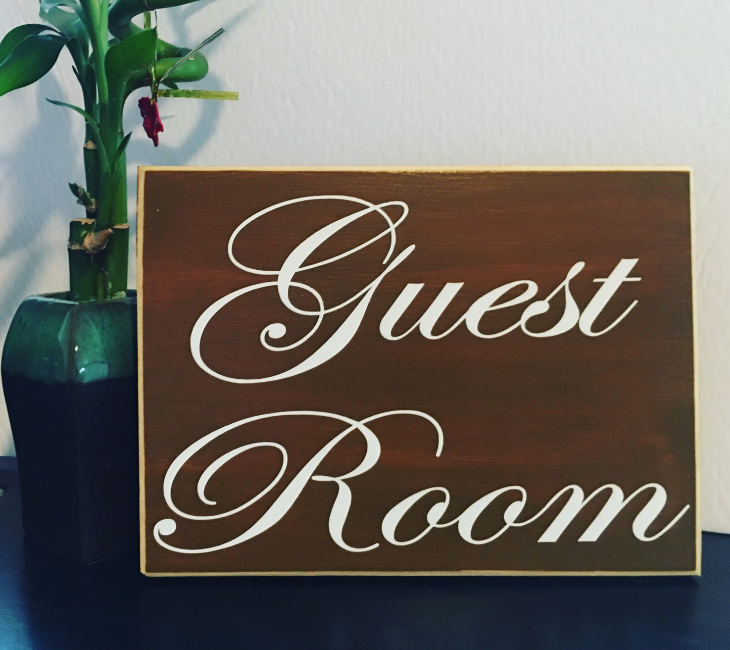 10x8 Guest Room Custom Wood Sign Entrance Suite Quarters Cottage Guest House Rental Pool Room Wall Door Directional Plaque