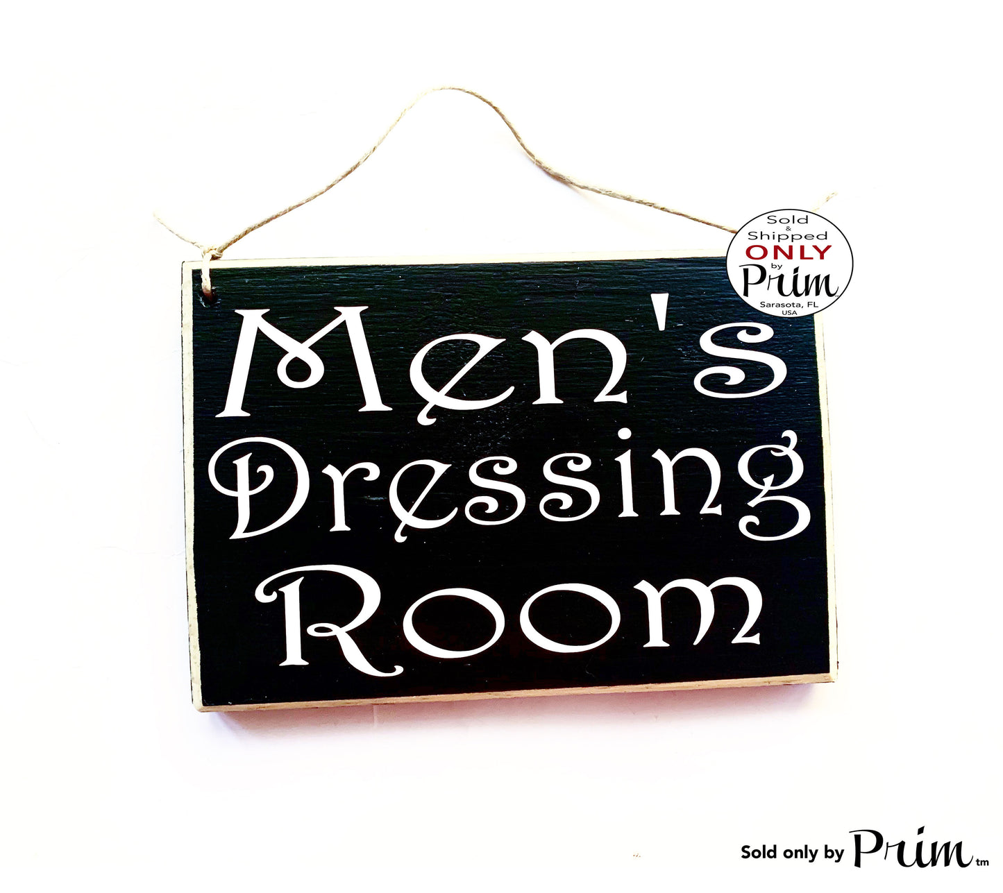 8x6 Men's Women's Dressing Room Custom Wood Sign | Boutique Shop Changing Room Salon Shop Retail Clothing Store Spa Wall Door Plaque