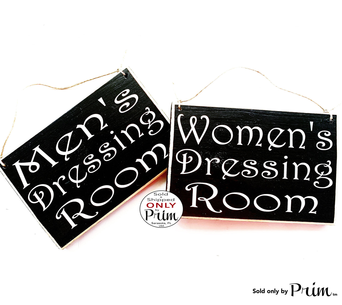 8x6 Men's Women's Dressing Room Custom Wood Sign | Boutique Shop Changing Room Salon Shop Retail Clothing Store Spa Wall Door Plaque