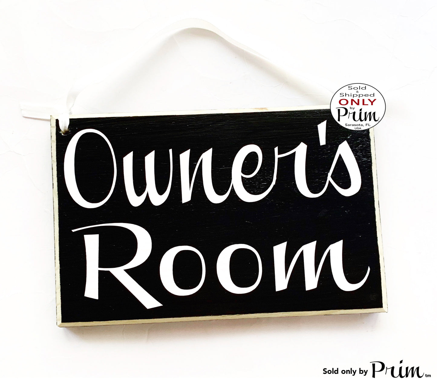 8x6 Personalized Custom Name Room Wood Sign | Title Office Business Bed and Breakfast Church Meeting Staff Door Plaque Hanger