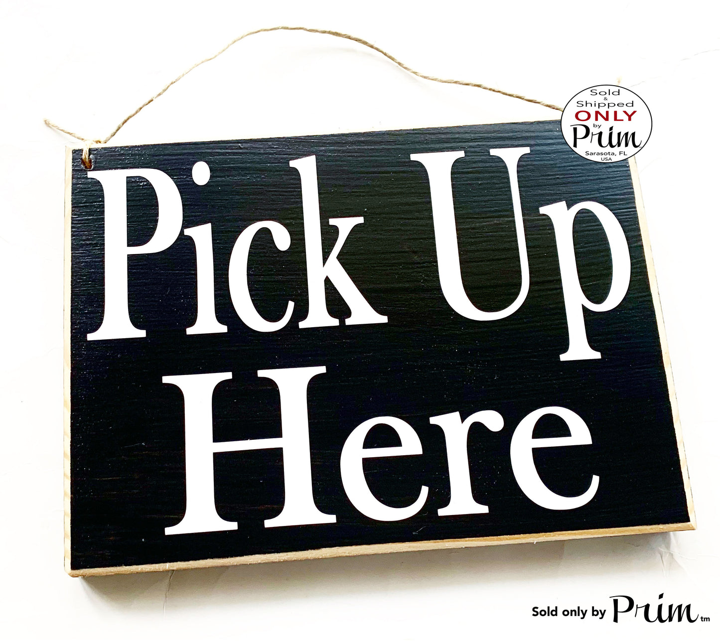 10x8 Trio Set (3 Signs) Dirty Dished Order Here Pick Up Around the Corner Restaurant Cafe Coffee House Kitchen Counter Cashier Wall Plaque