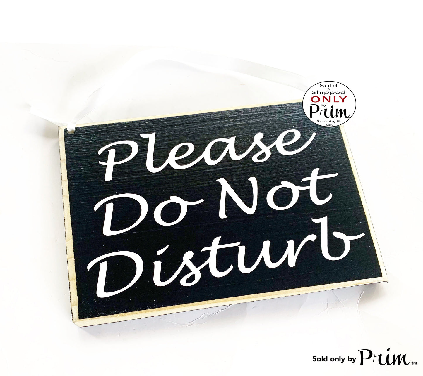 8x6 Please Do Not Disturb Custom Wood Sign In Session Progress Meeting Conference Baby Sleeping Shhh Soft Voices Quiet Speak Softly Plaque