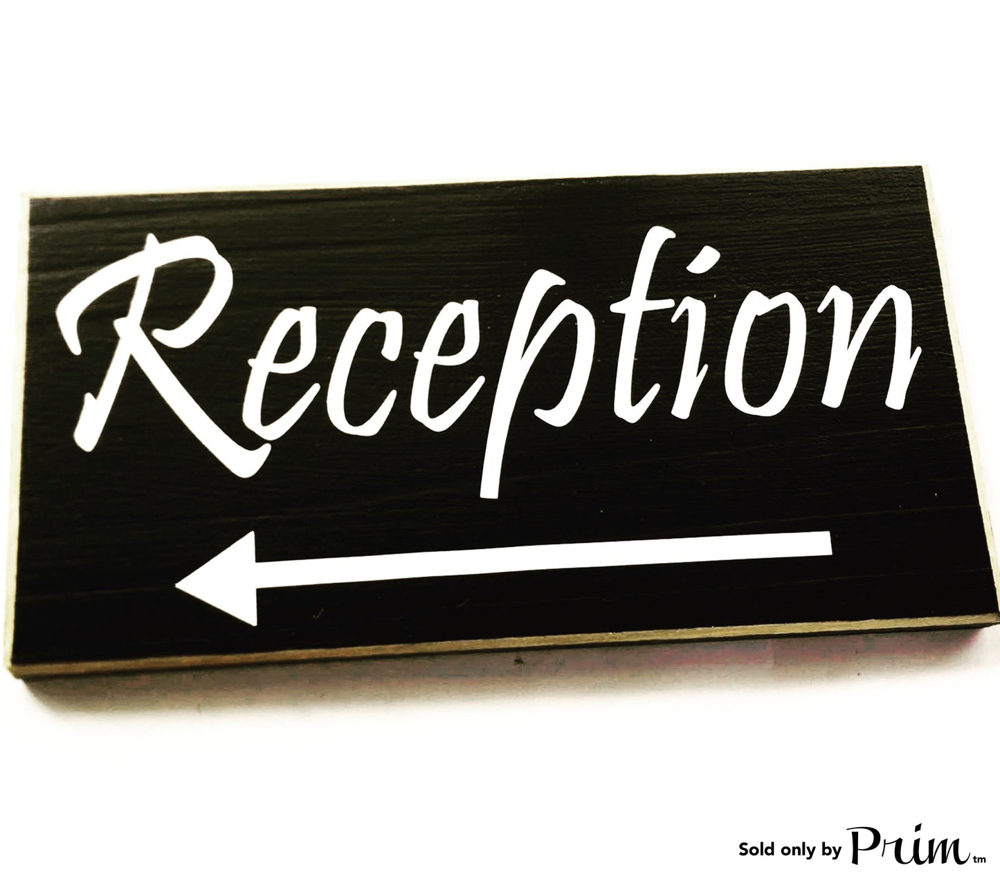12x6 Reception Custom Entrance Arrow Front Desk Door Wood Sign Administrative Assistant Business Corporate Deliveries Leave Packages Plaque