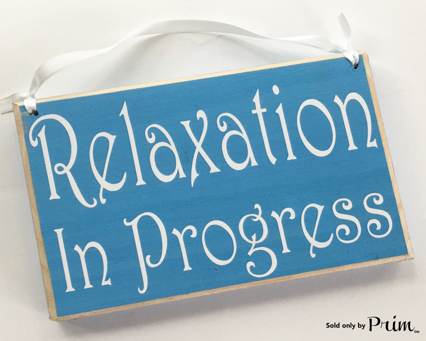 8x6 Relaxation In Progress Session Do Not Disturb Spa Salon Custom Wood Sign Office Spa Service