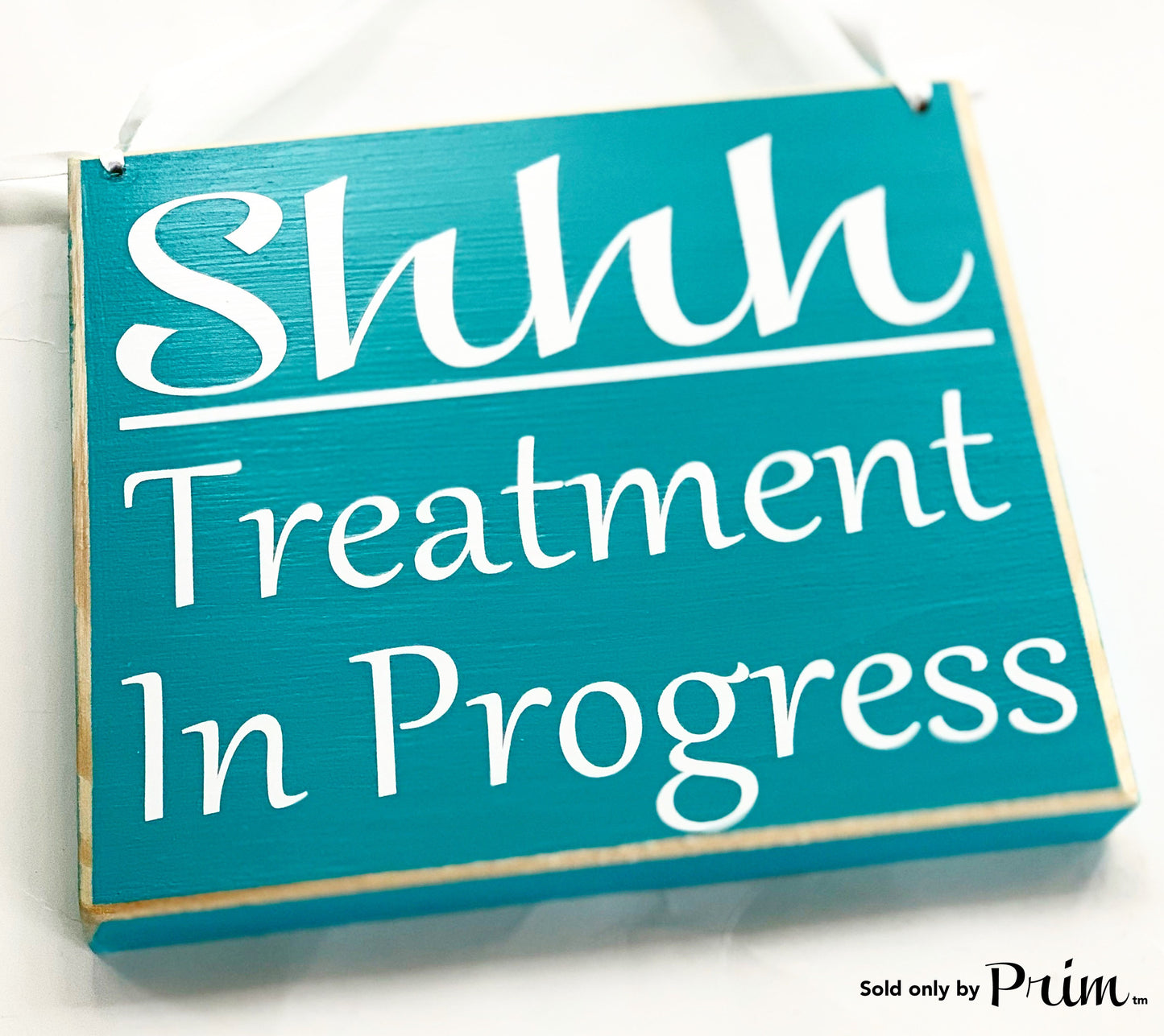 8x8 Shhh Treatment In Session Custom Wood Sign Salon Massage Spa Office Treatment Room