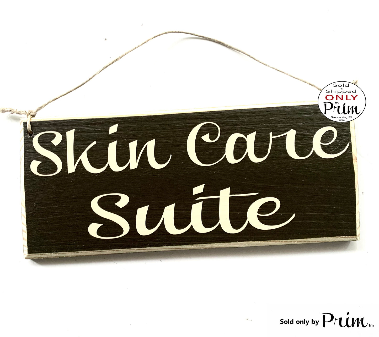 10x4 Skincare Suite Custom Wood Sign Facial Aesthetics Esthetician Spa Salon Massage Room Service Relaxation Treatment Hanger Door Plaque Designs by Prim