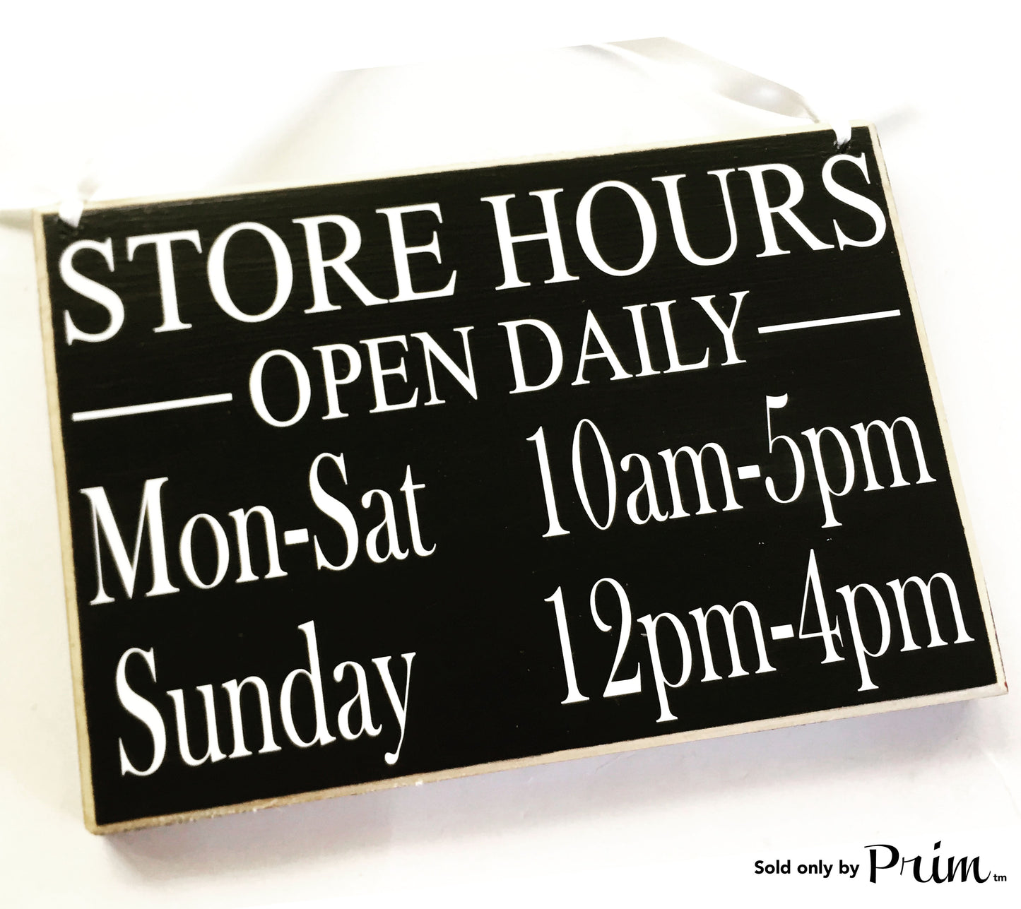 10x8 Business Store Hours Custom Wood Sign Salon Spa Store Office Open Closed Operating Hours of Operation Welcome In Session