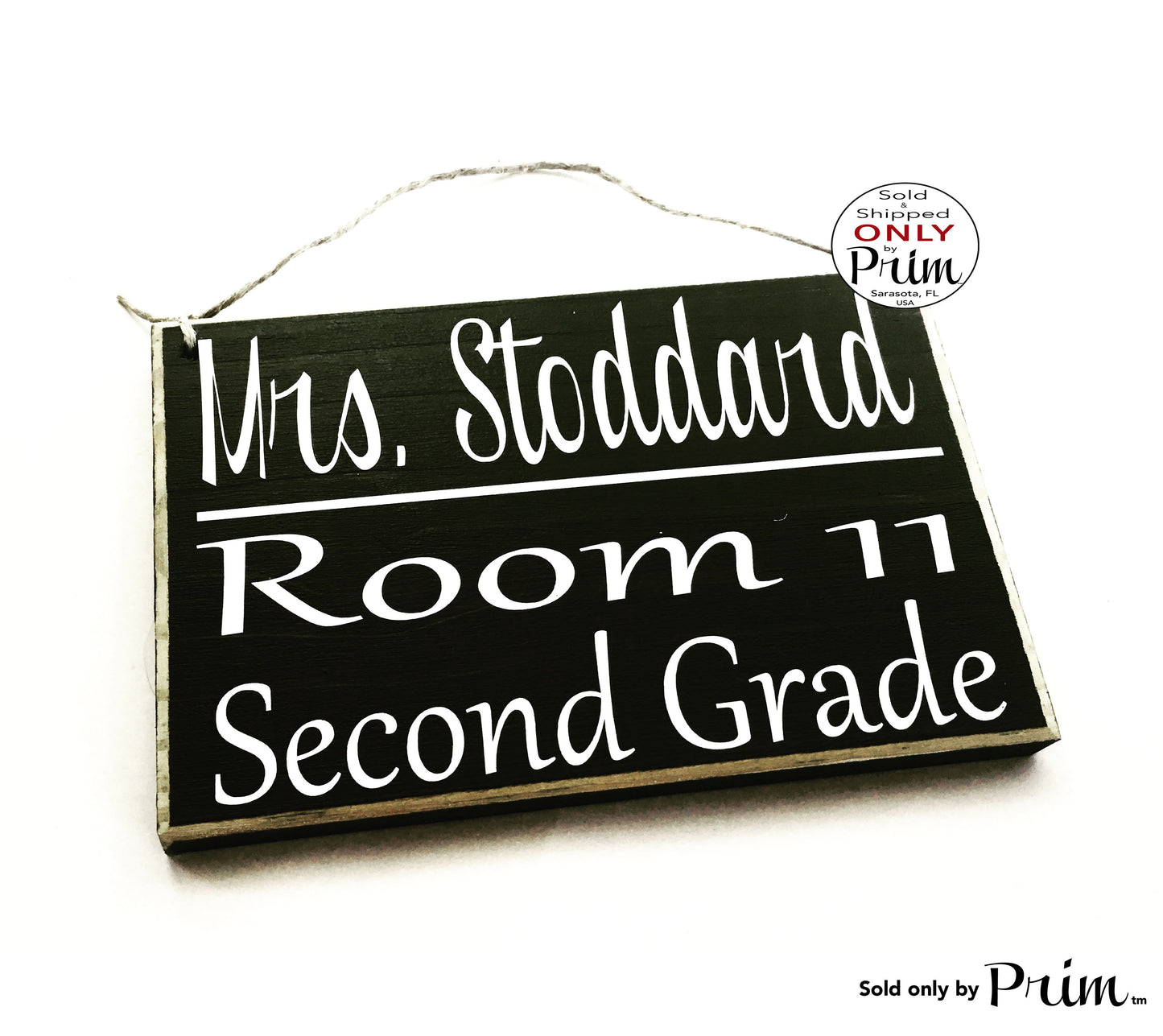 8x6 Teacher Classroom Name Grade Room Number Custom Wood Sign Personalized Counselor Class Student Class In Session Back to School Supplies