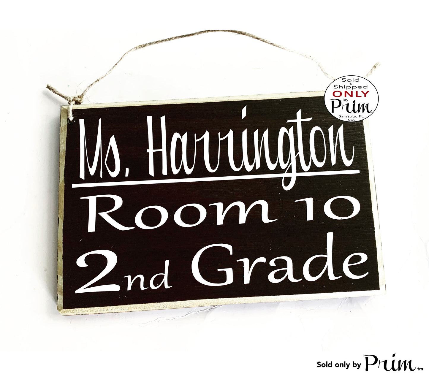 8x6 Teacher Classroom Name Grade Room Number Custom Wood Sign Personalized Counselor Class Student Class In Session Back to School Supplies