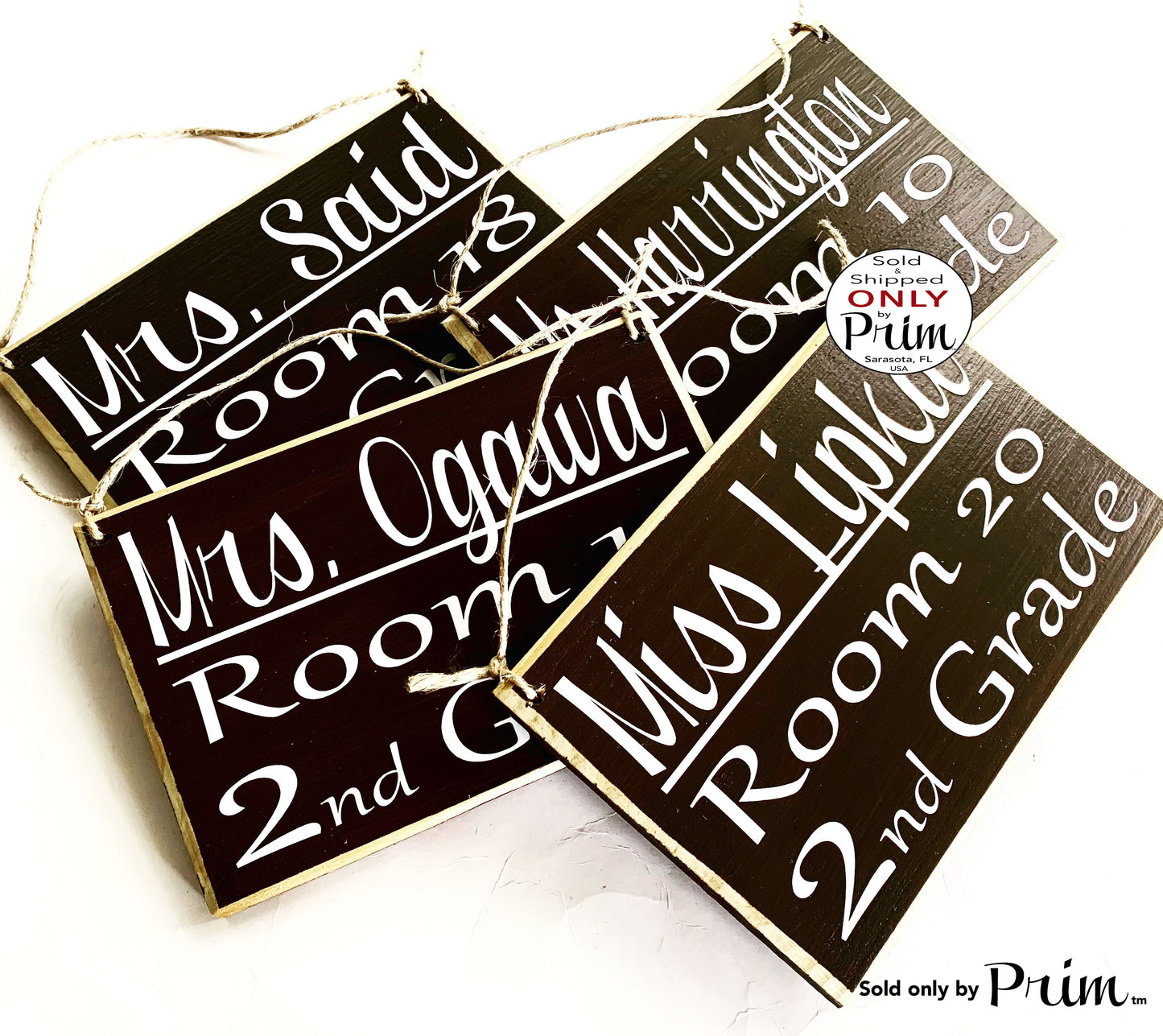 8x6 Teacher Classroom Name Grade Room Number Custom Wood Sign Personalized Counselor Class Student Class In Session Back to School Supplies