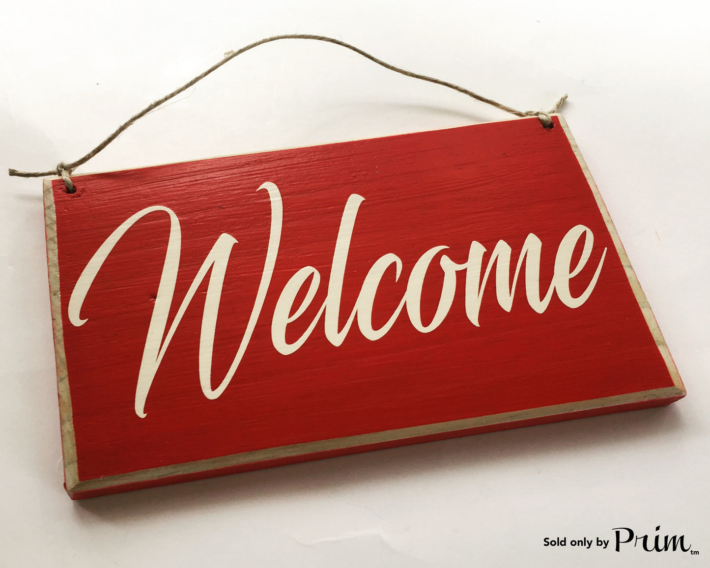 8x6 Welcome Wood Sign (Choose Color) Front Door Greeting Please Remove Your Shoes Custom Wall Door Plaque
