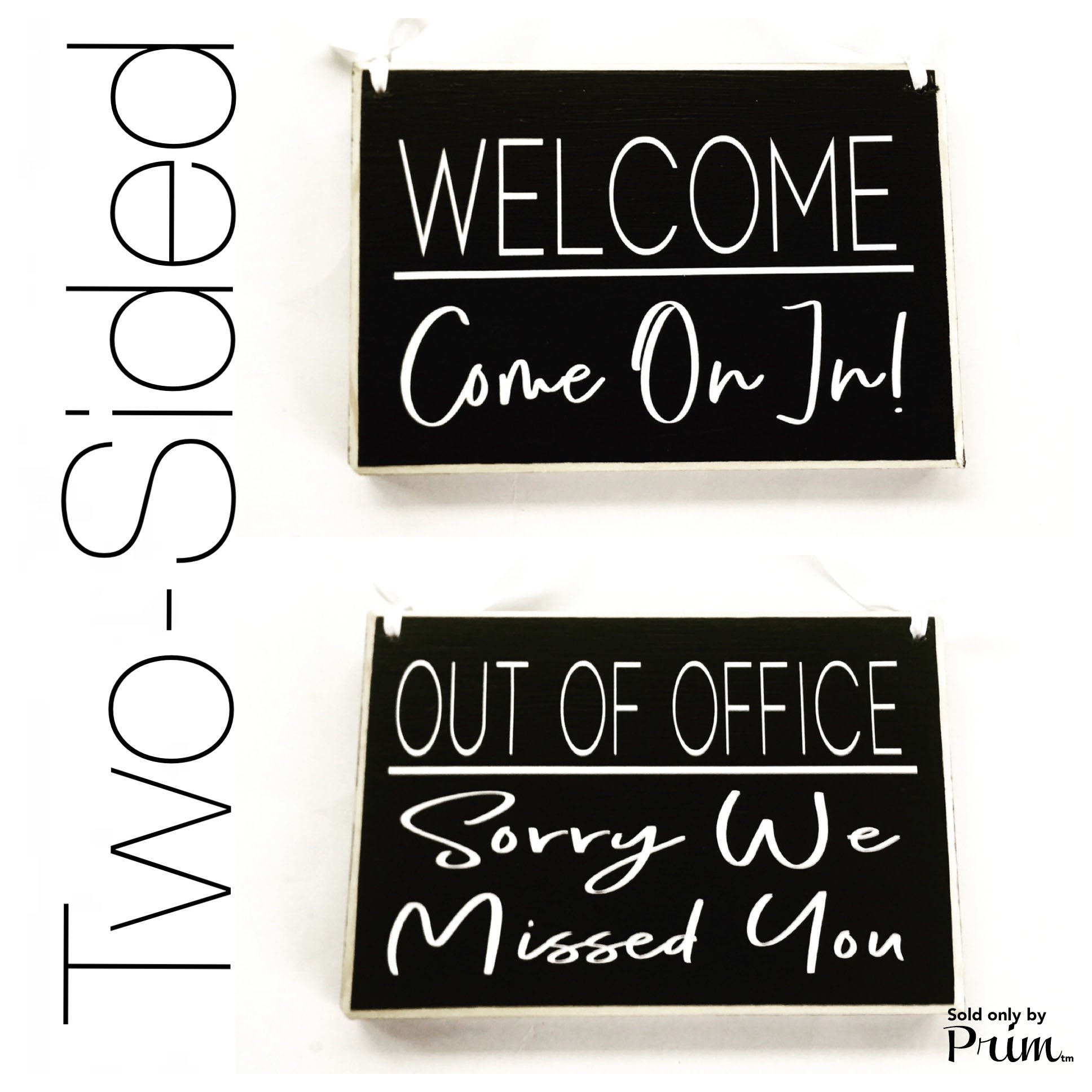 Welcome We Are Open Sorry We Are Closed Two Sided Sign