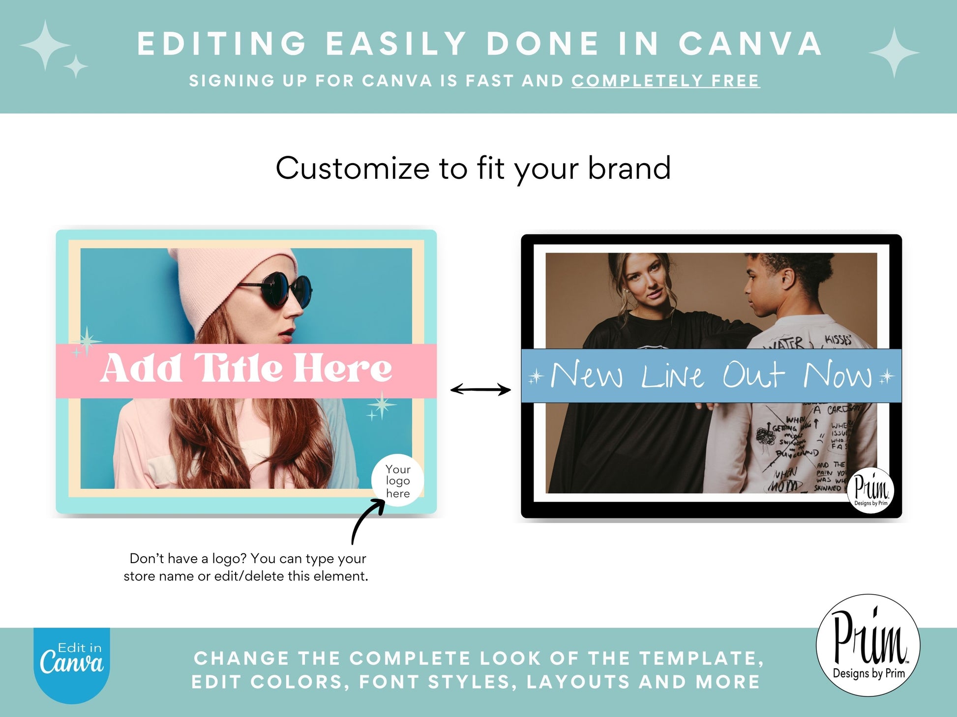 Designs by Prim Etsy Shop Kit | Etsy Banner Templates | Etsy Store Listing Bundle | Canva Editable Template | Etsy Seller Branding Design | Store Mock Ups Jessica Nethery Designer Business Branding
