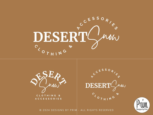 Boho Desert Custom Logo Design | Professional Logo | Premade Logo | Minimalist Logo | Modern Logo | Logo Brand Kit | Simple Logo Design | Stylish Logo Graphic Designer Business Branding Jessica A. Nethery