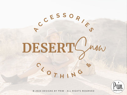 Boho Desert Custom Logo Design | Professional Logo | Premade Logo | Minimalist Logo | Modern Logo | Logo Brand Kit | Simple Logo Design | Stylish Logo Graphic Designer Business Branding Jessica A. Nethery