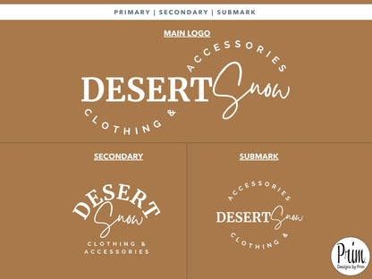 Boho Desert Custom Logo Design | Professional Logo | Premade Logo | Minimalist Logo | Modern Logo | Logo Brand Kit | Simple Logo Design | Stylish Logo Graphic Designer Business Branding Jessica A. Nethery